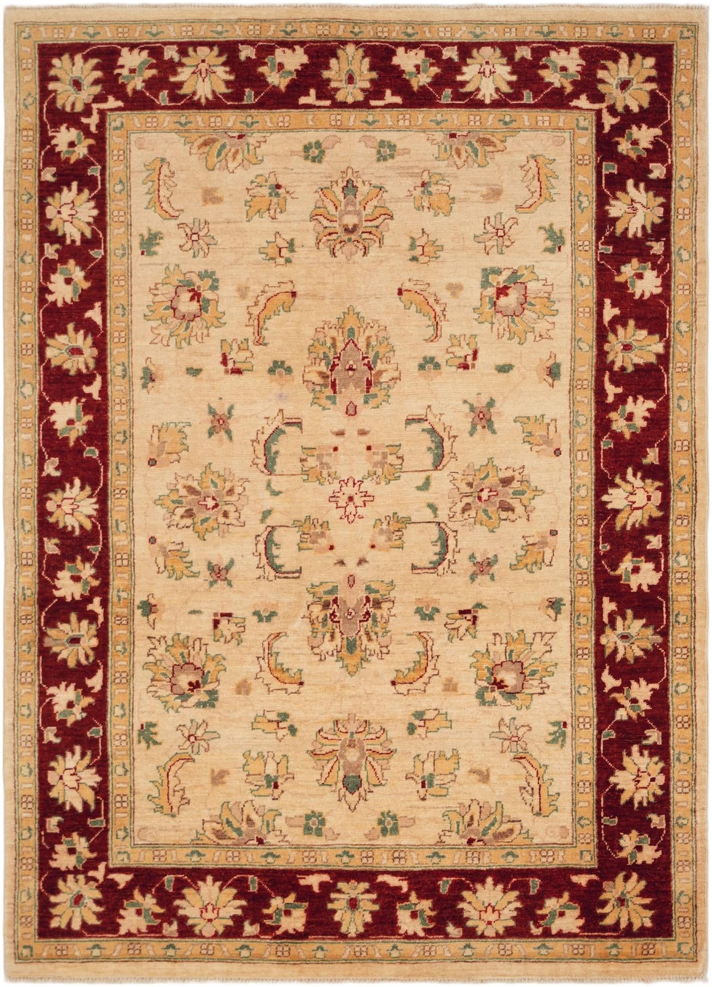 5' x 6' 11 Hand Knotted Ziegler Rug