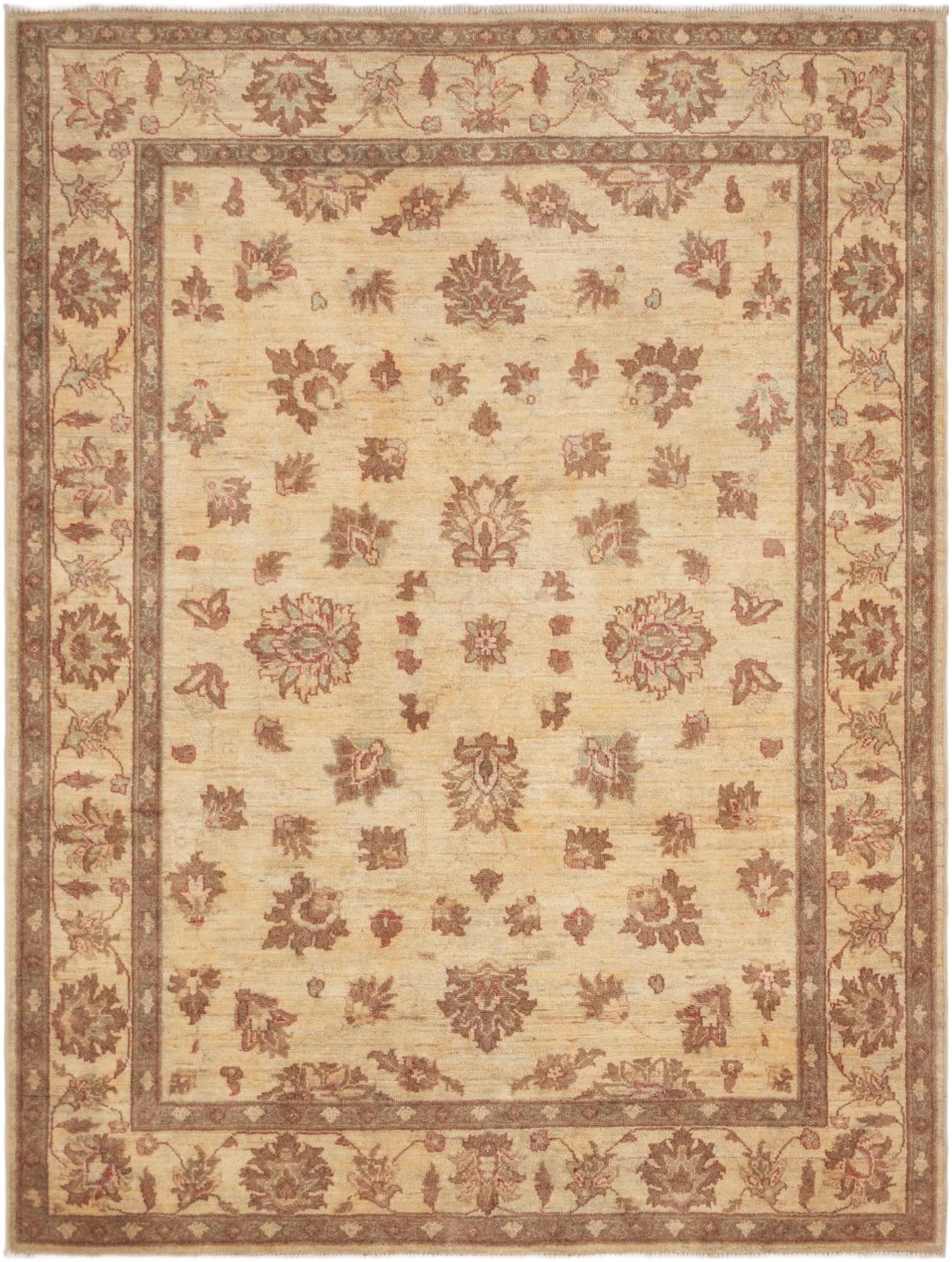 5' x 6' 8 Hand Knotted Ziegler Rug