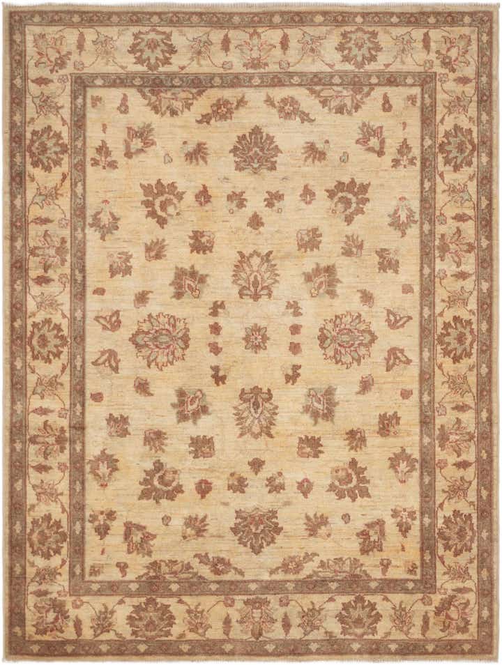 5' x 6' 8 Hand Knotted Ziegler Rug