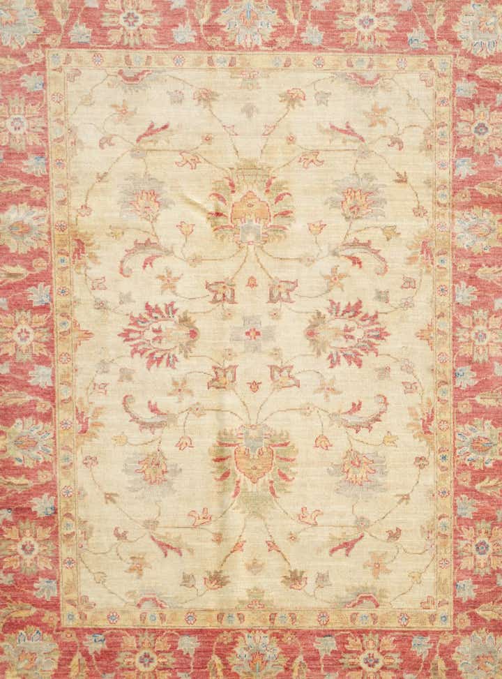 5' x 6' 6 Hand Knotted Ziegler Rug