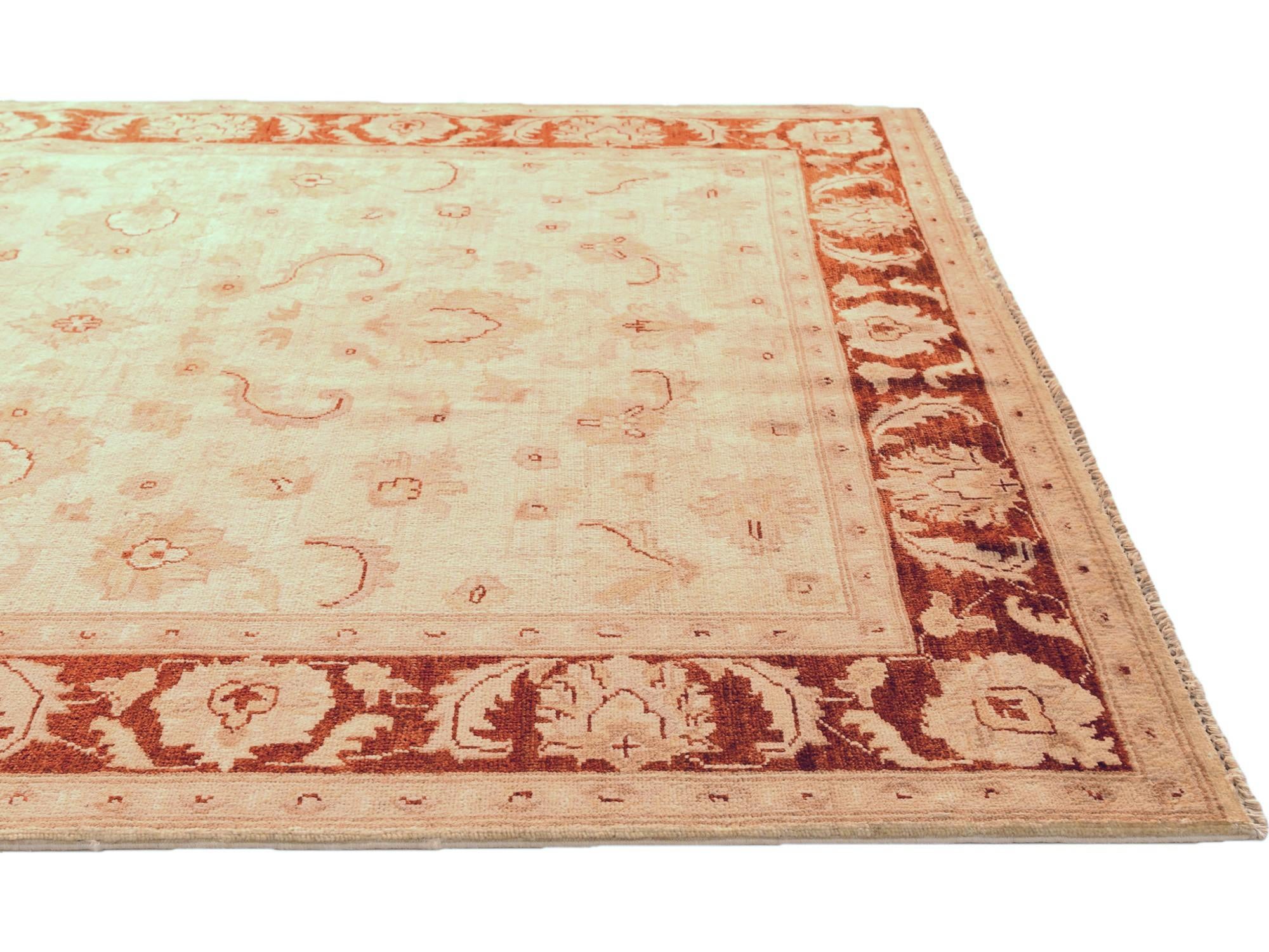 5' x 6' 7 Hand Knotted Ziegler Rug