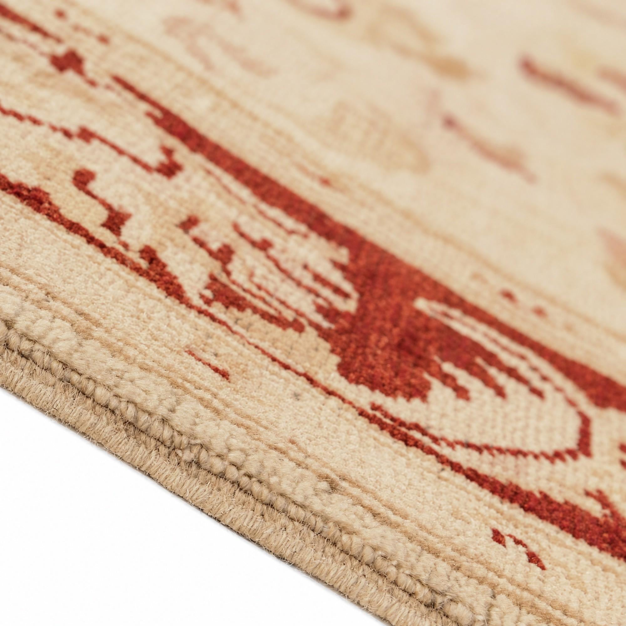 150cm x 200cm Hand Knotted Ziegler Rug