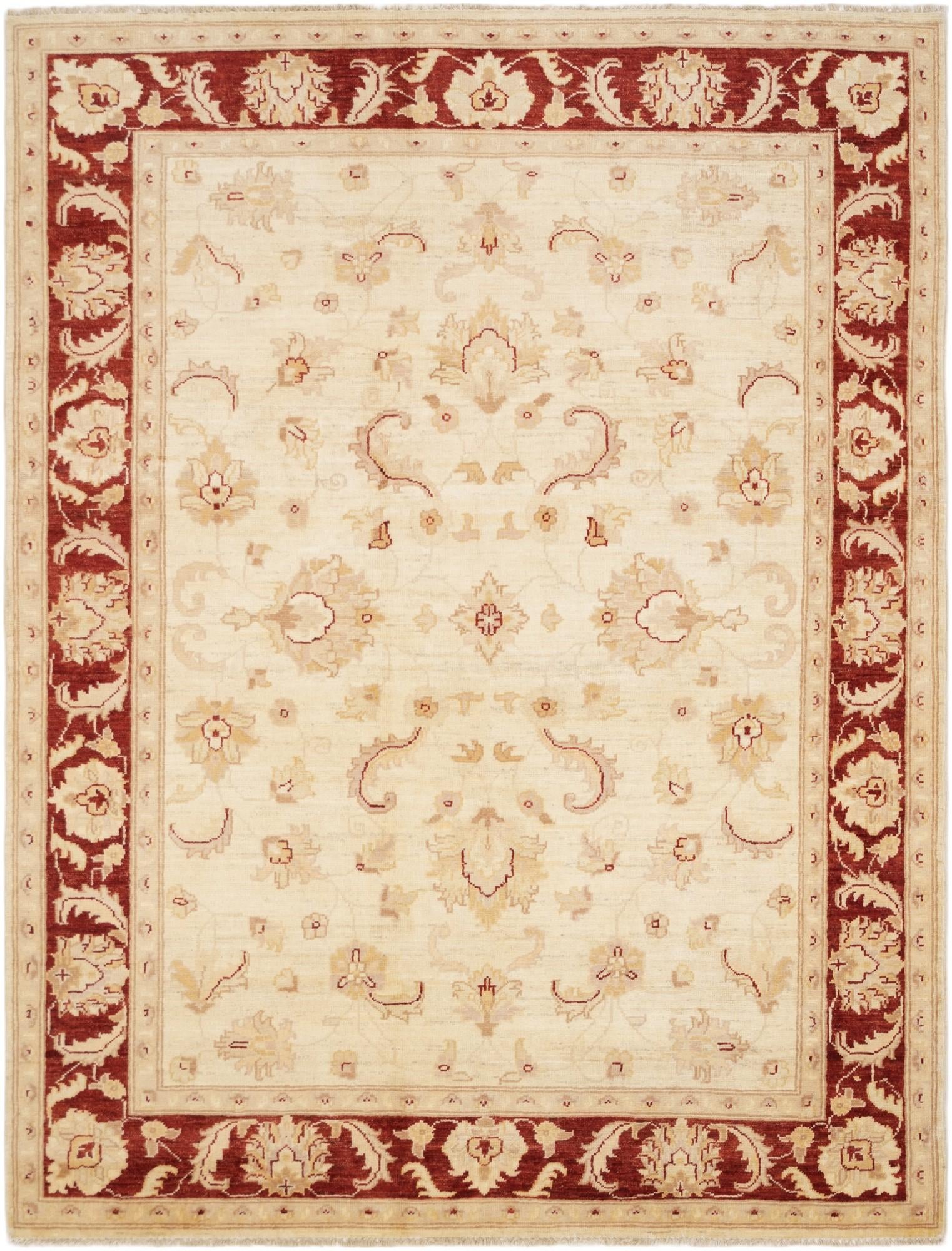 5' x 6' 7 Hand Knotted Ziegler Rug