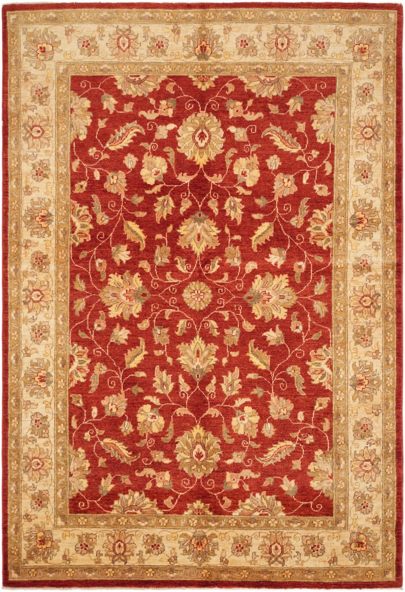 5' 5 x 7' 11 Hand Knotted Ziegler Rug