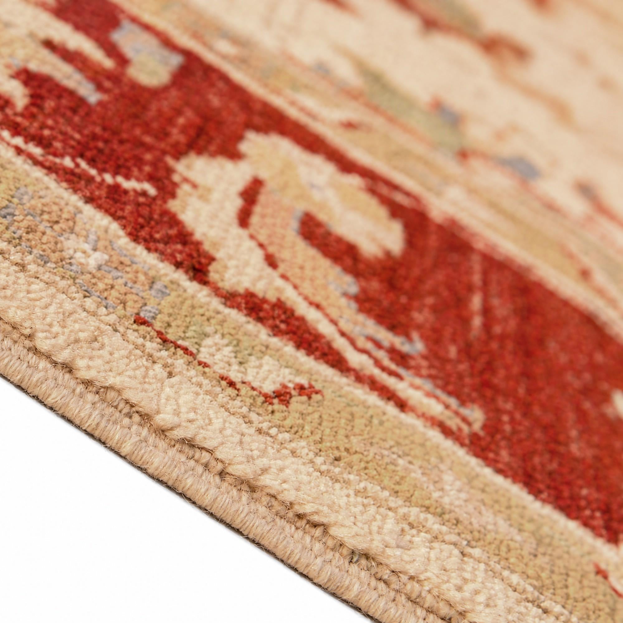 150cm x 210cm Hand Knotted Ziegler Rug