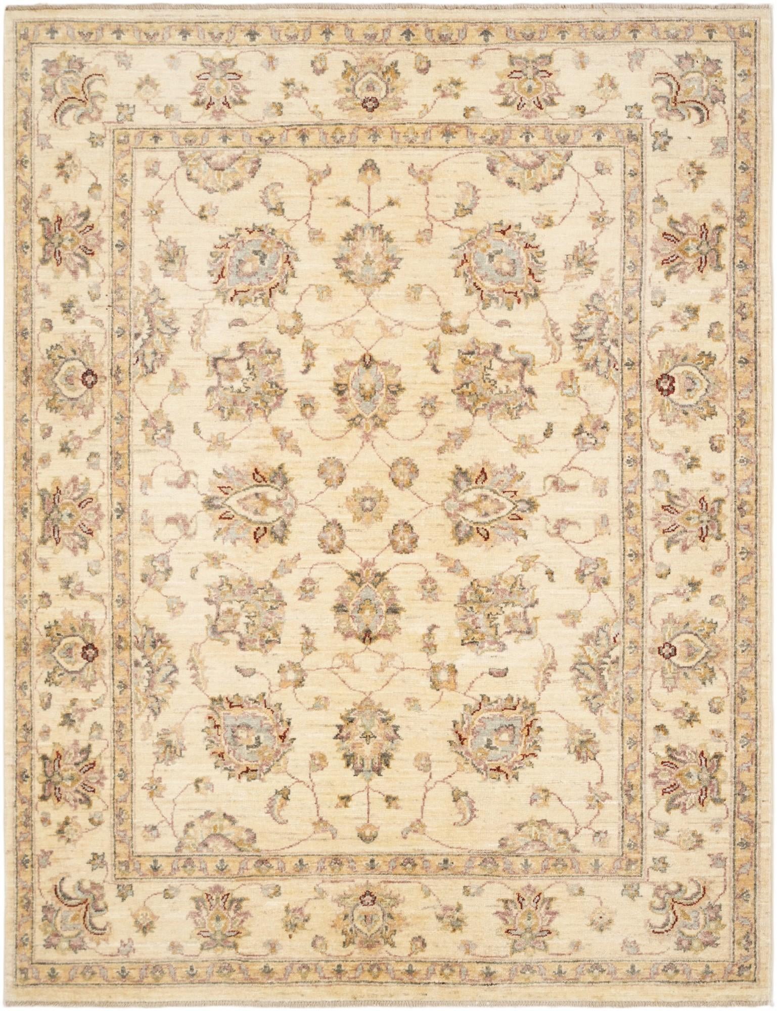 5' x 6' 6 Hand Knotted Ziegler Rug