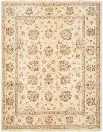 5' x 6' 6 Hand Knotted Ziegler Rug