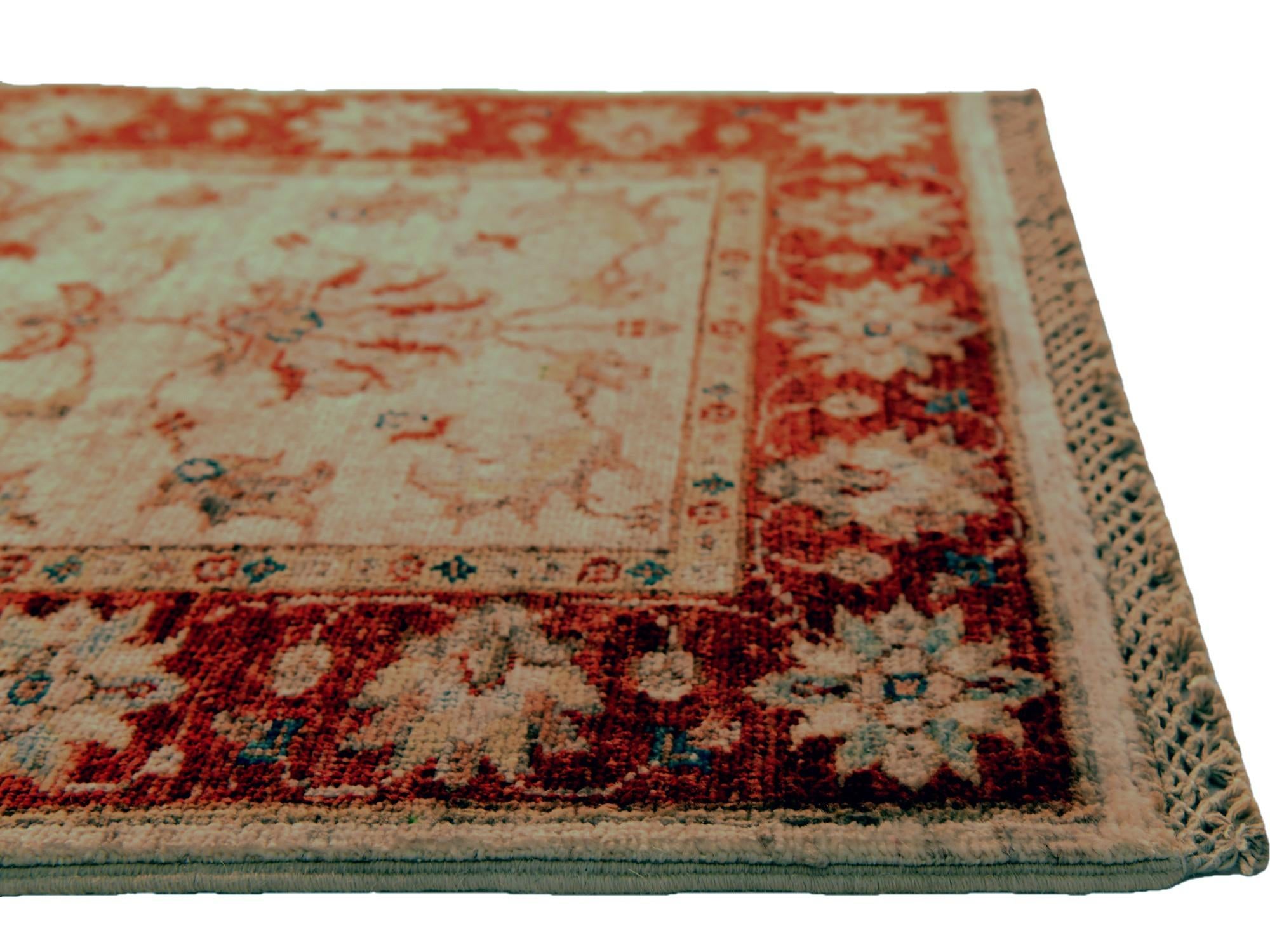 60cm x 90cm Hand Knotted Ziegler Rug