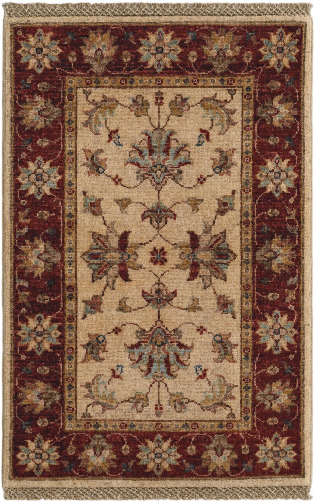 2' x 3' Hand Knotted Ziegler Rug