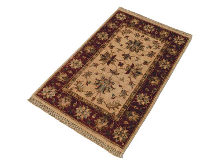 60cm x 90cm Hand Knotted Ziegler Rug