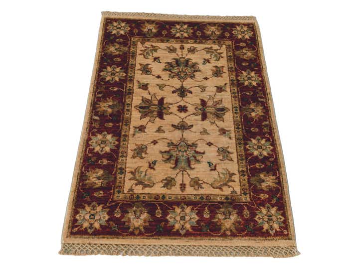 60cm x 90cm Hand Knotted Ziegler Rug
