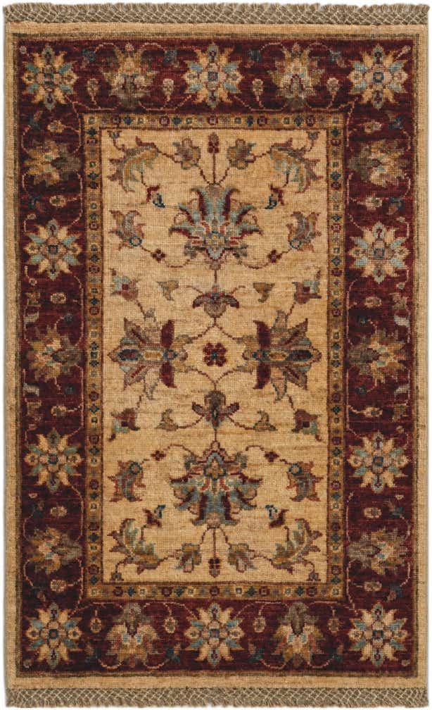 1' 11 x 3' Hand Knotted Ziegler Rug