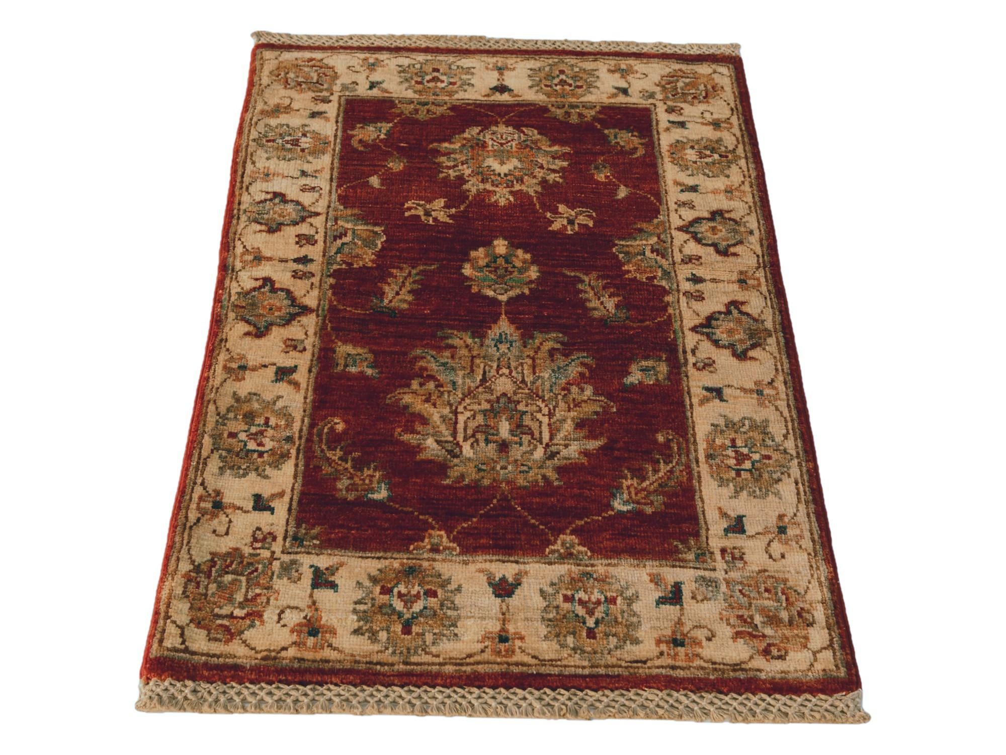 60cm x 90cm Hand Knotted Ziegler Rug