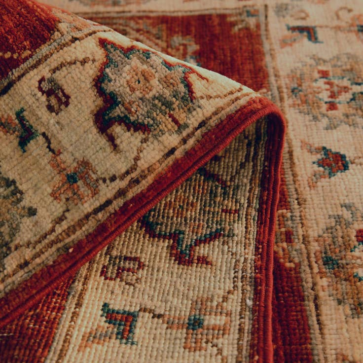 Detail image of 1' 11 x 2' 11 Hand Knotted Ziegler Rug