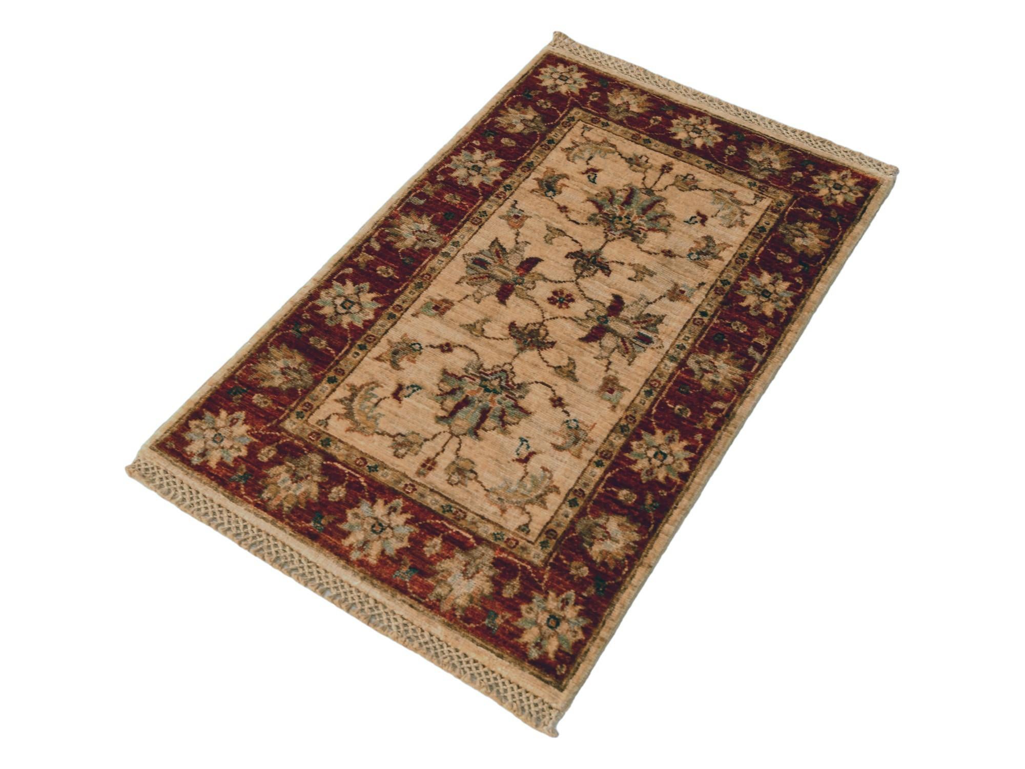 60cm x 90cm Hand Knotted Ziegler Rug
