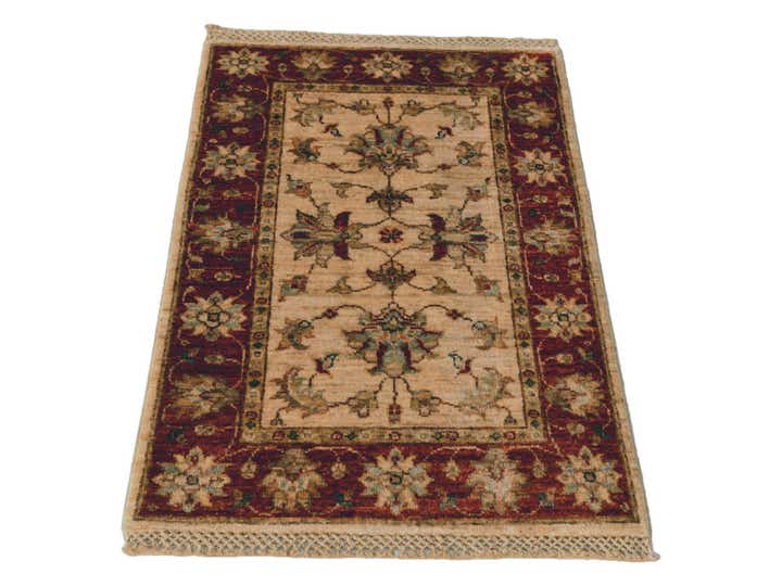 1' 11 x 2' 11 Hand Knotted Ziegler Rug