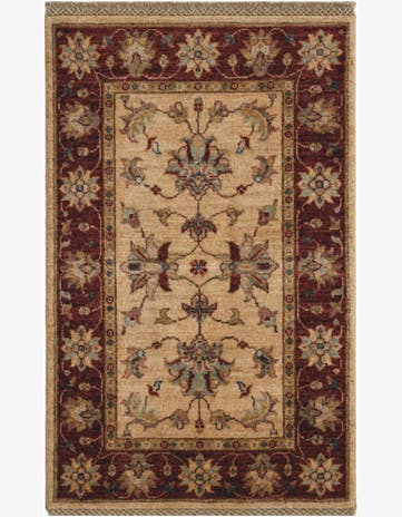 1' 11 x 2' 11 Hand Knotted Ziegler Rug