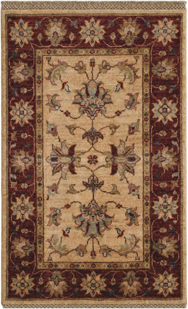 1' 11 x 2' 11 Hand Knotted Ziegler Rug