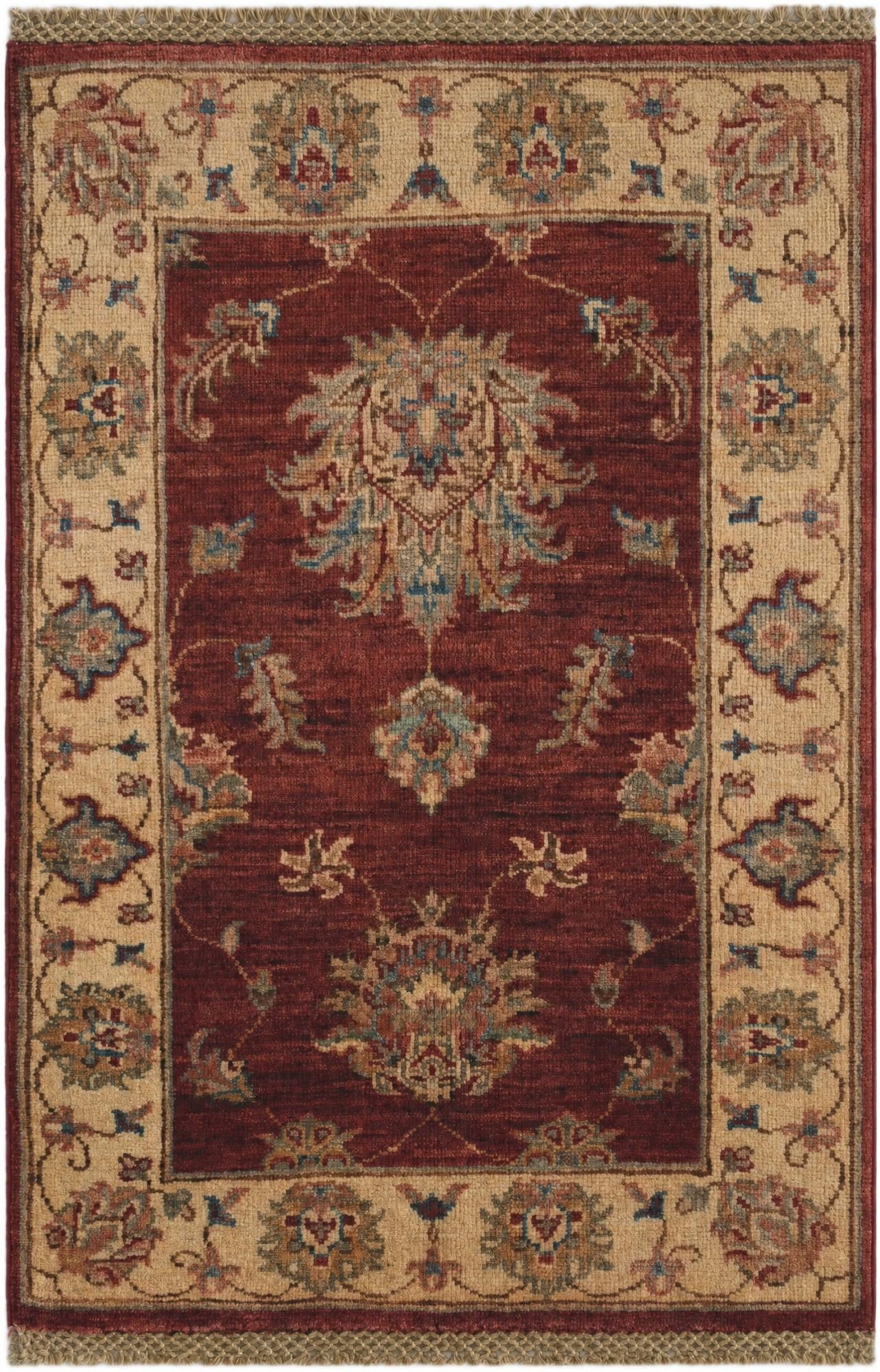 2' x 2' 11 Hand Knotted Ziegler Rug