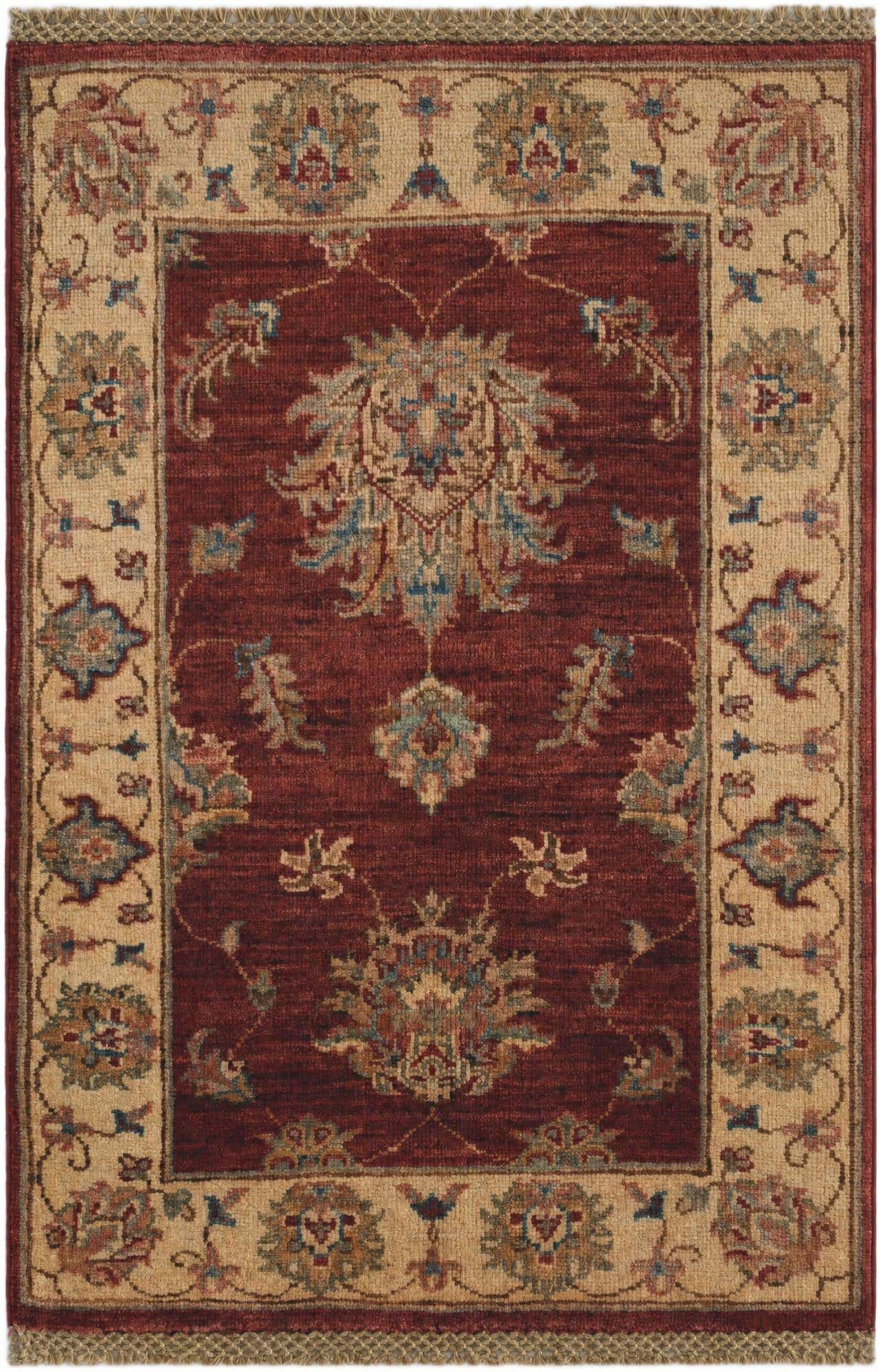2' x 2' 11 Hand Knotted Ziegler Rug