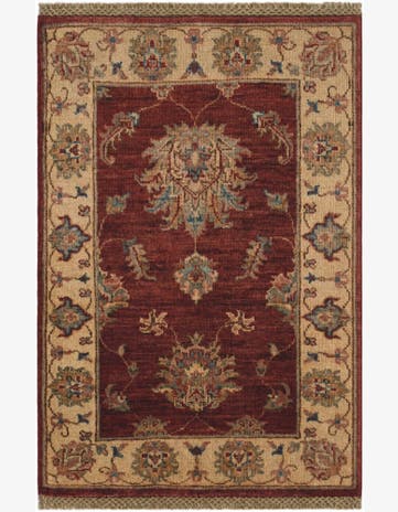 2' x 2' 11 Hand Knotted Ziegler Rug