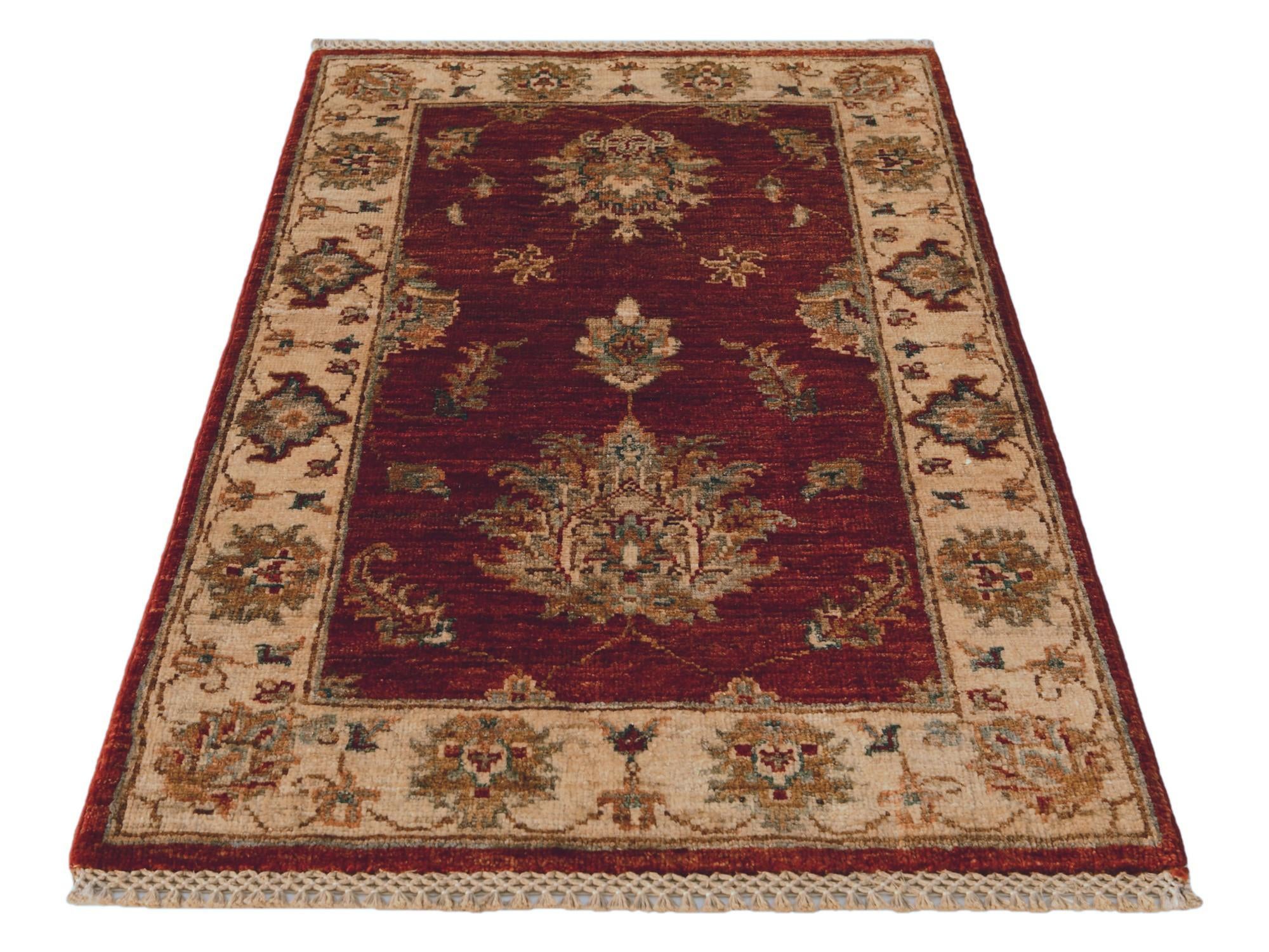 2' x 3' 2 Hand Knotted Ziegler Rug