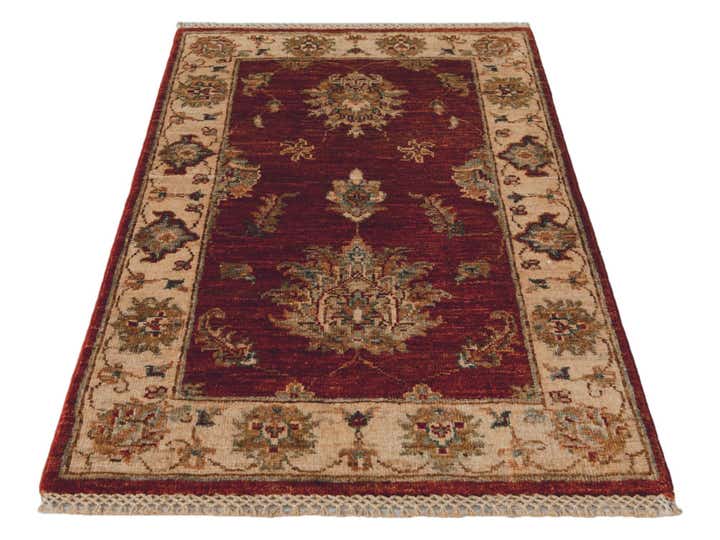 2' x 3' 2 Hand Knotted Ziegler Rug