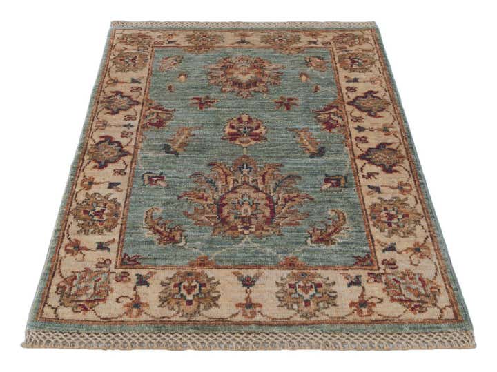 2' 1 x 2' 11 Hand Knotted Ziegler Rug