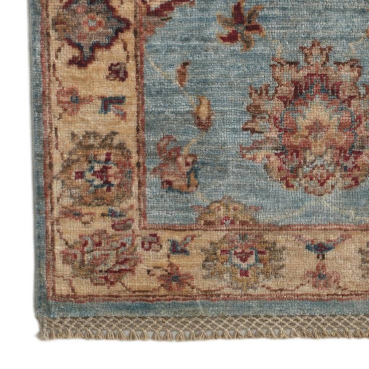 Detail image of 2' 1 x 2' 11 Hand Knotted Ziegler Rug
