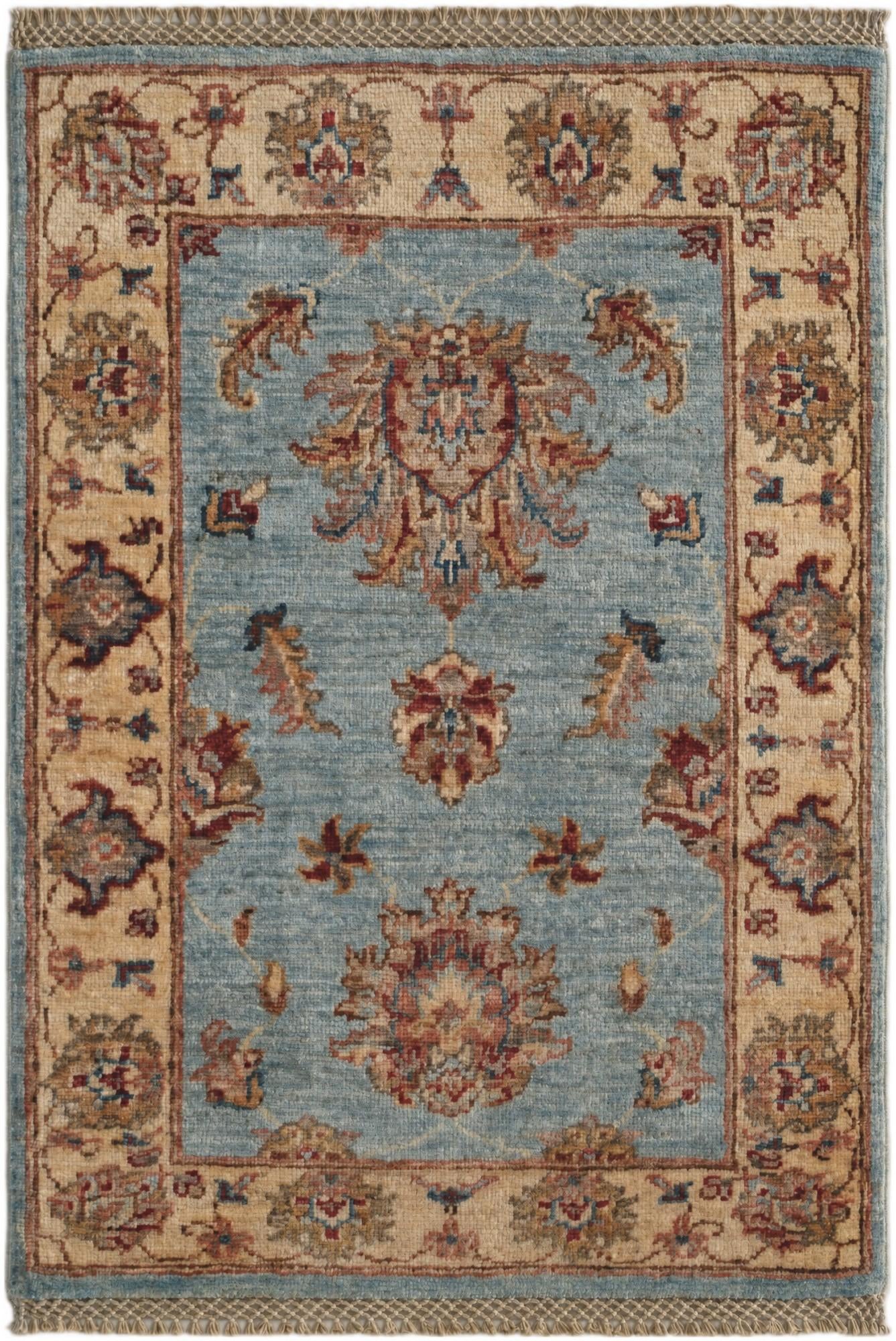 2' 1 x 2' 11 Hand Knotted Ziegler Rug