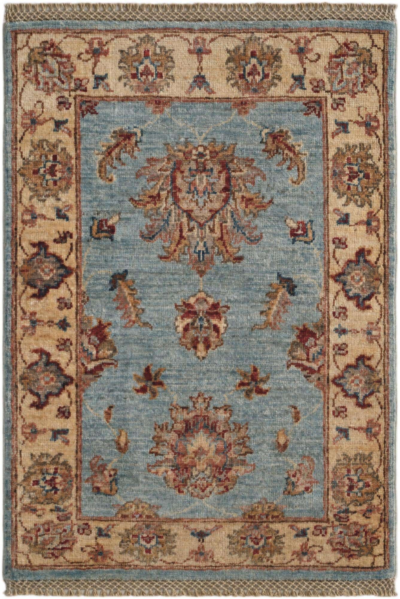 2' 1 x 2' 11 Hand Knotted Ziegler Rug