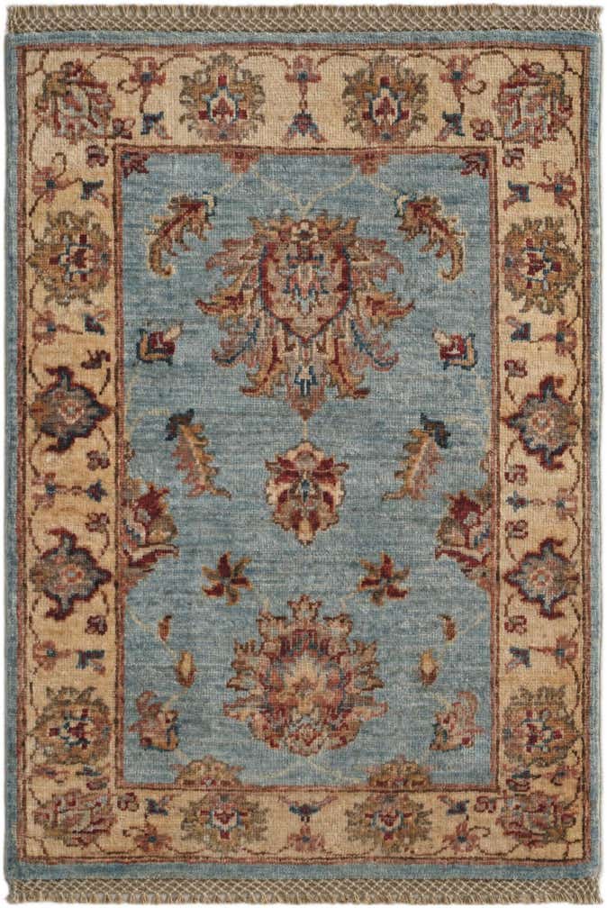 2' 1 x 2' 11 Hand Knotted Ziegler Rug