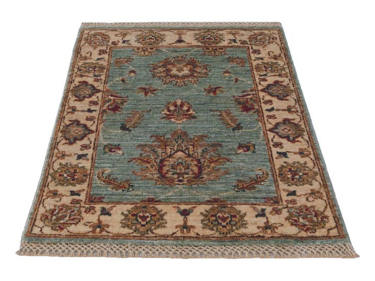 Detail image of 2' x 2' 9 Hand Knotted Ziegler Rug