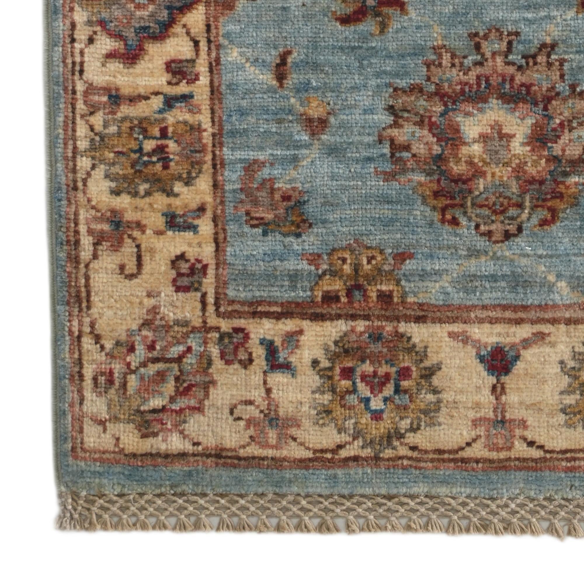 60cm x 85cm Hand Knotted Ziegler Rug