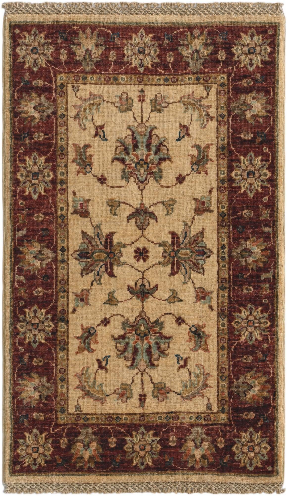 2' x 3' 4 Hand Knotted Ziegler Rug