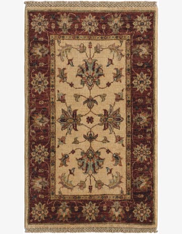 2' x 3' 4 Hand Knotted Ziegler Rug