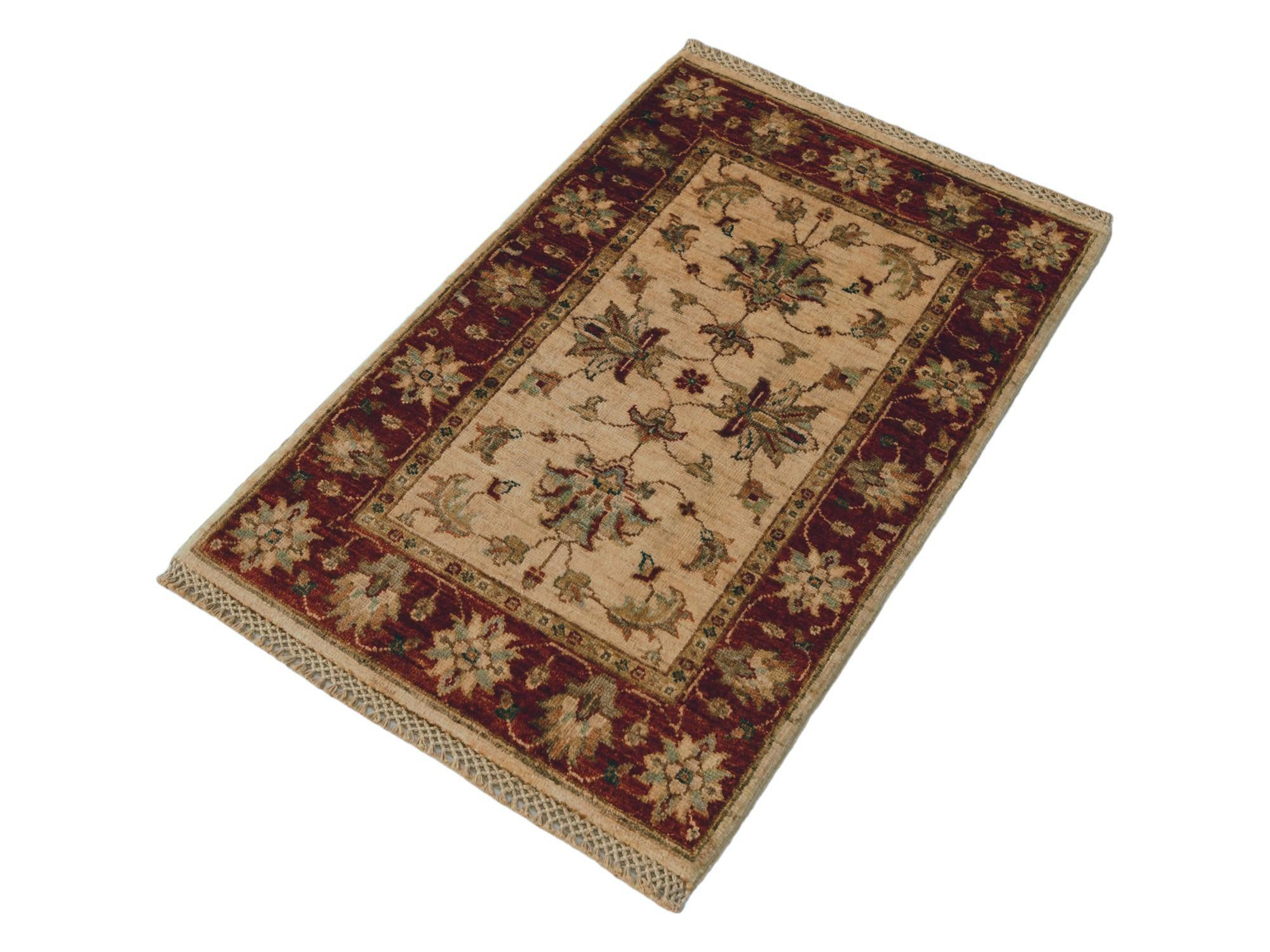 60cm x 90cm Hand Knotted Ziegler Rug