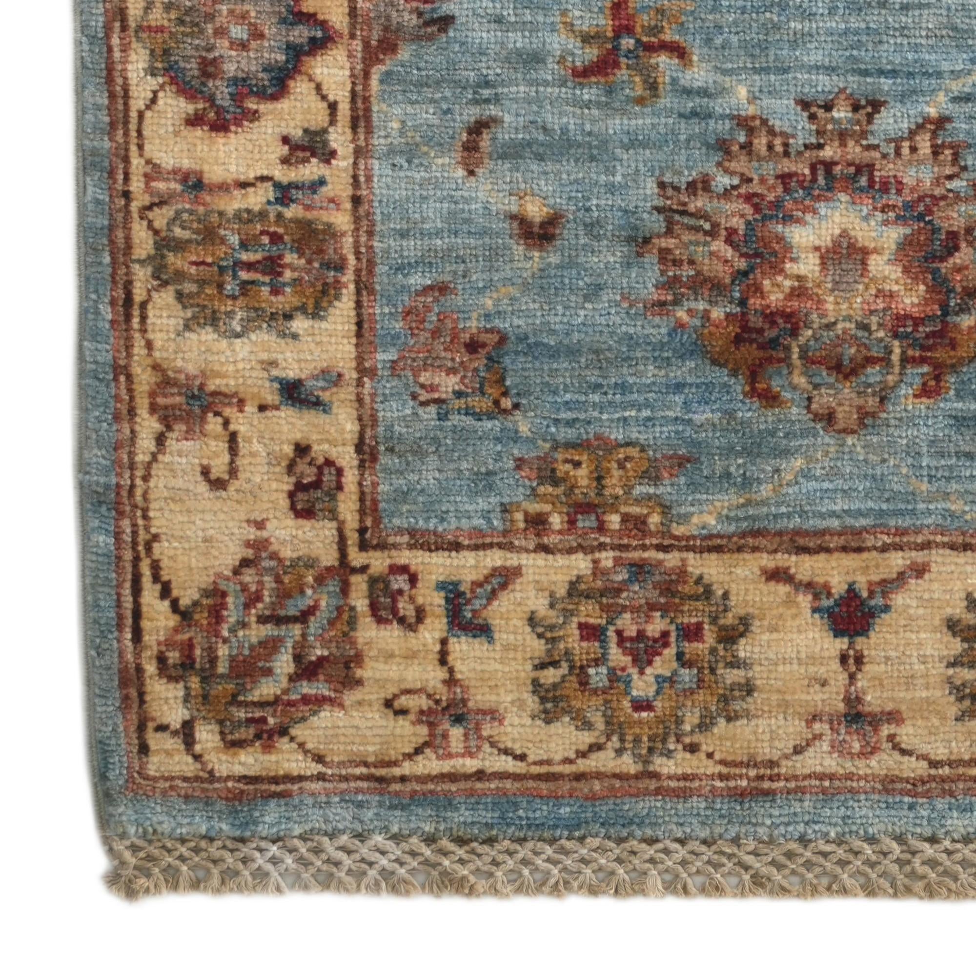 65cm x 85cm Hand Knotted Ziegler Rug