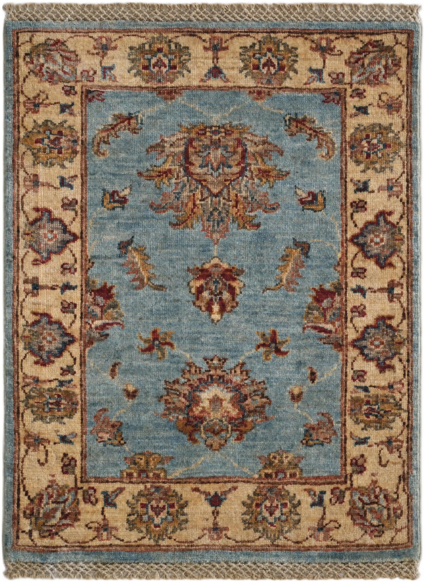 2' 2 x 2' 9 Hand Knotted Ziegler Rug