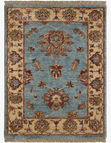 2' 2 x 2' 9 Hand Knotted Ziegler Rug