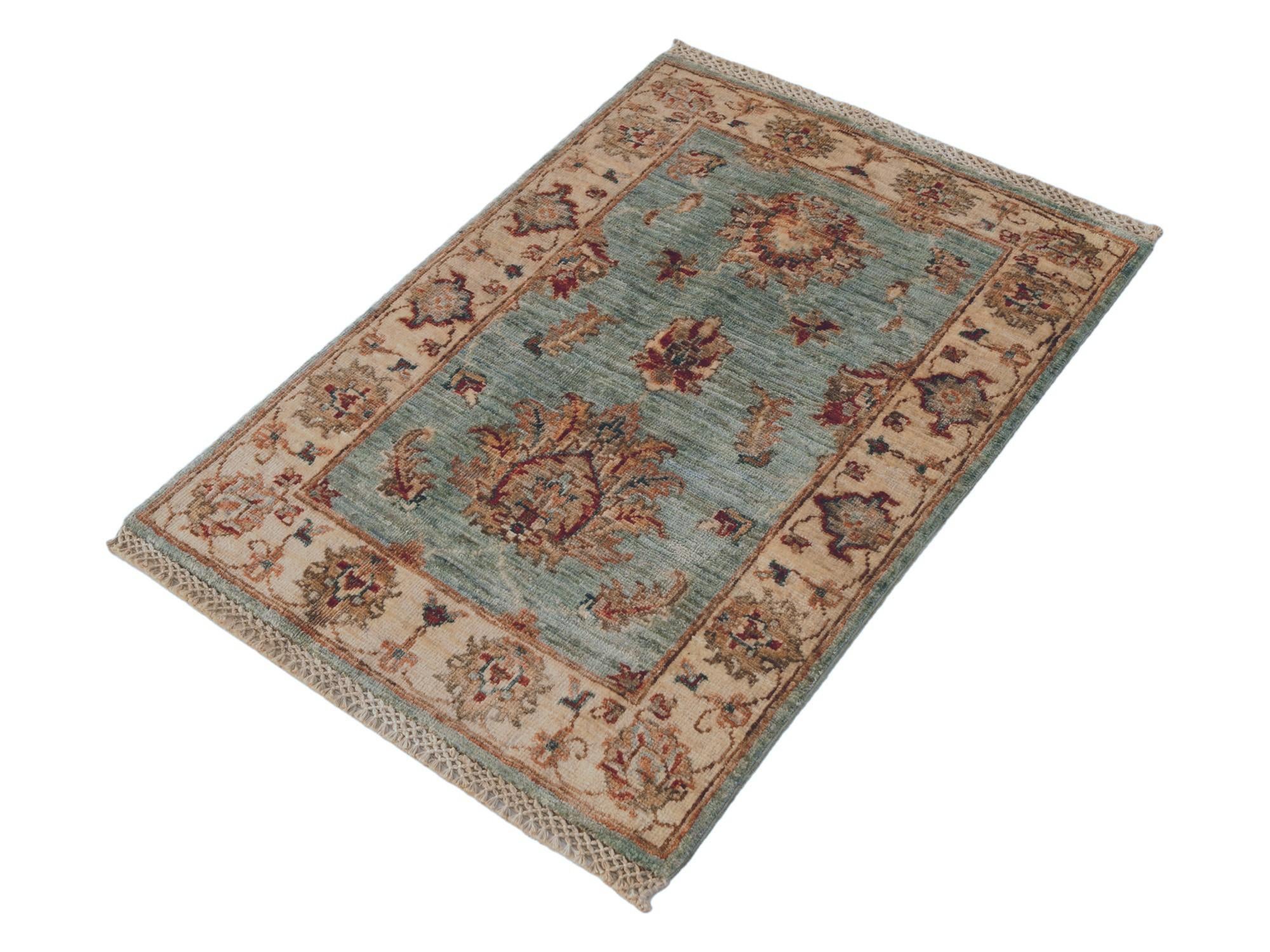65cm x 90cm Hand Knotted Ziegler Rug