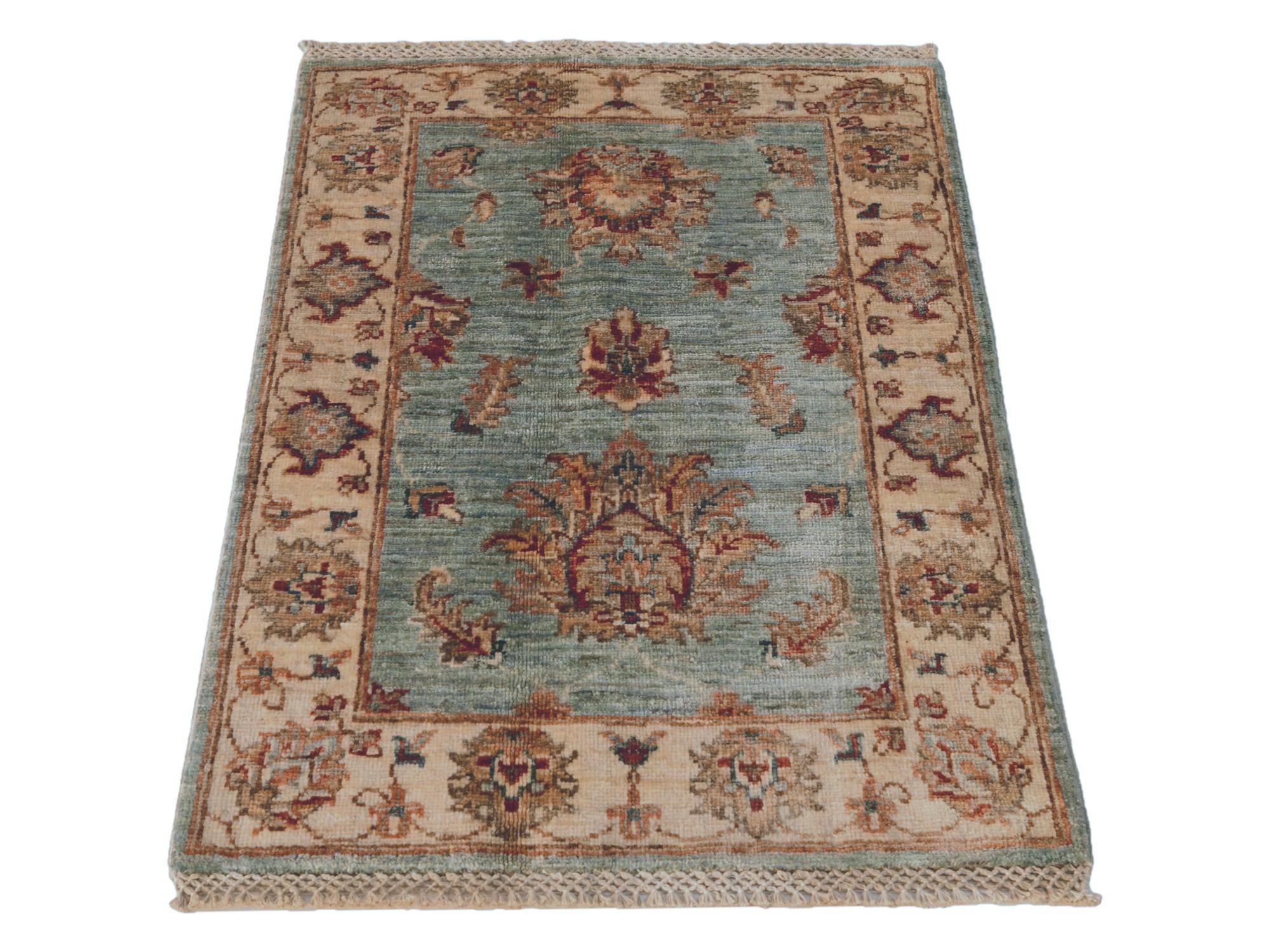 65cm x 90cm Hand Knotted Ziegler Rug