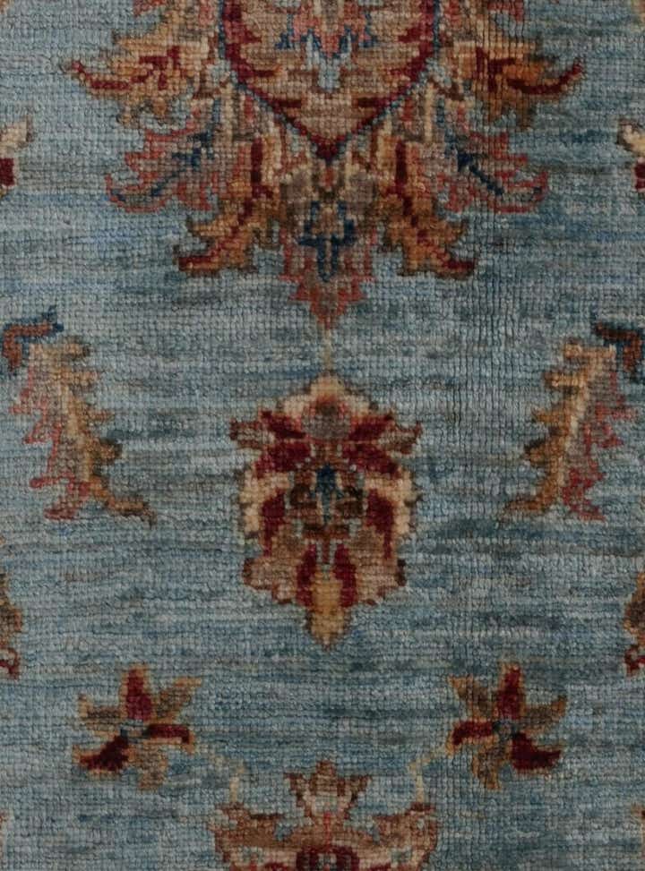 2' 2 x 2' 11 Hand Knotted Ziegler Rug