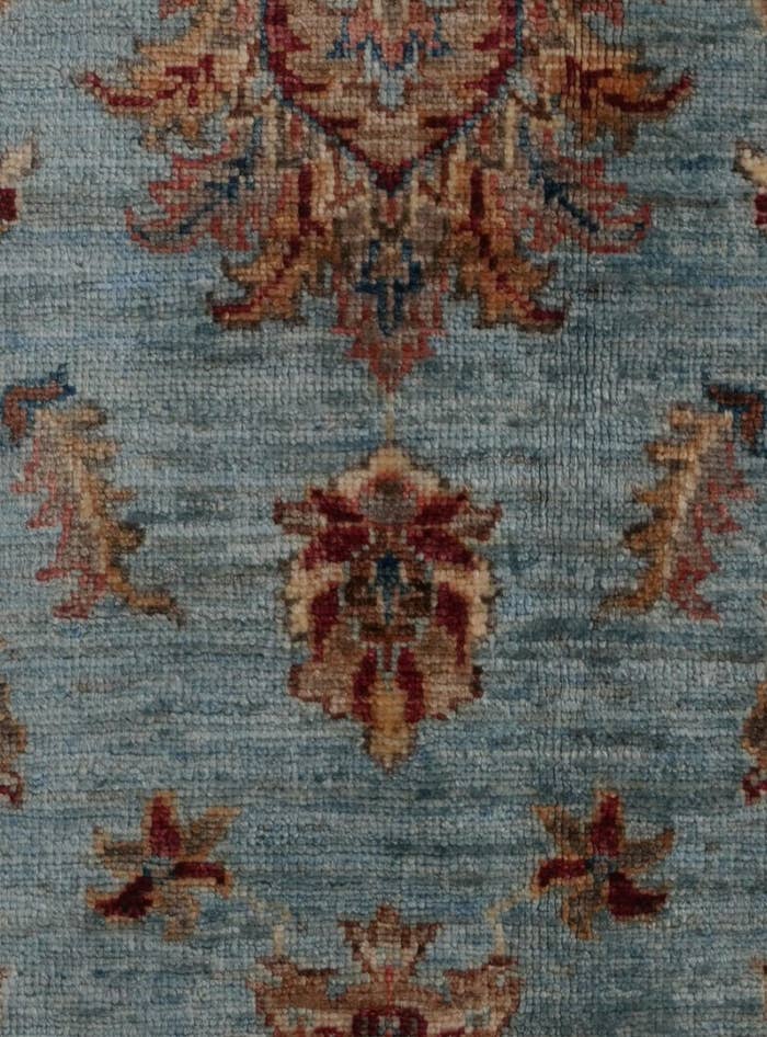 Detail image of 2' 2 x 2' 11 Hand Knotted Ziegler Rug