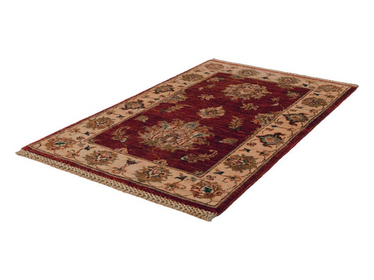 Detail image of 2' x 3' 2 Hand Knotted Ziegler Rug