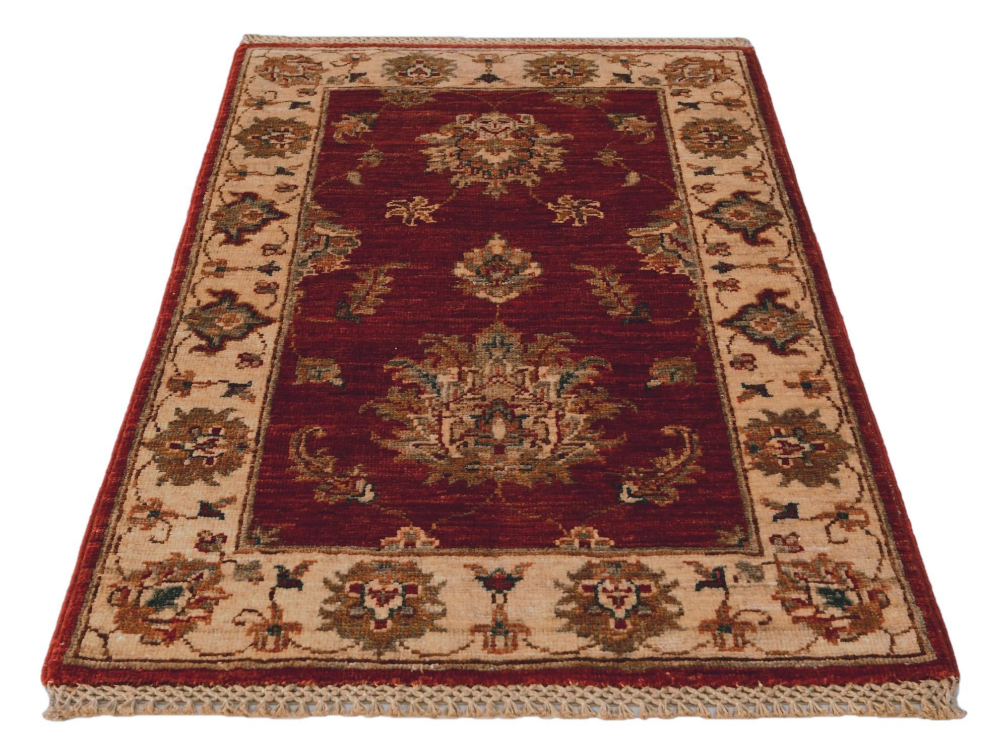 2' x 3' 2 Hand Knotted Ziegler Rug