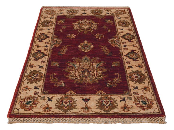 Detail image of 2' x 3' 2 Hand Knotted Ziegler Rug