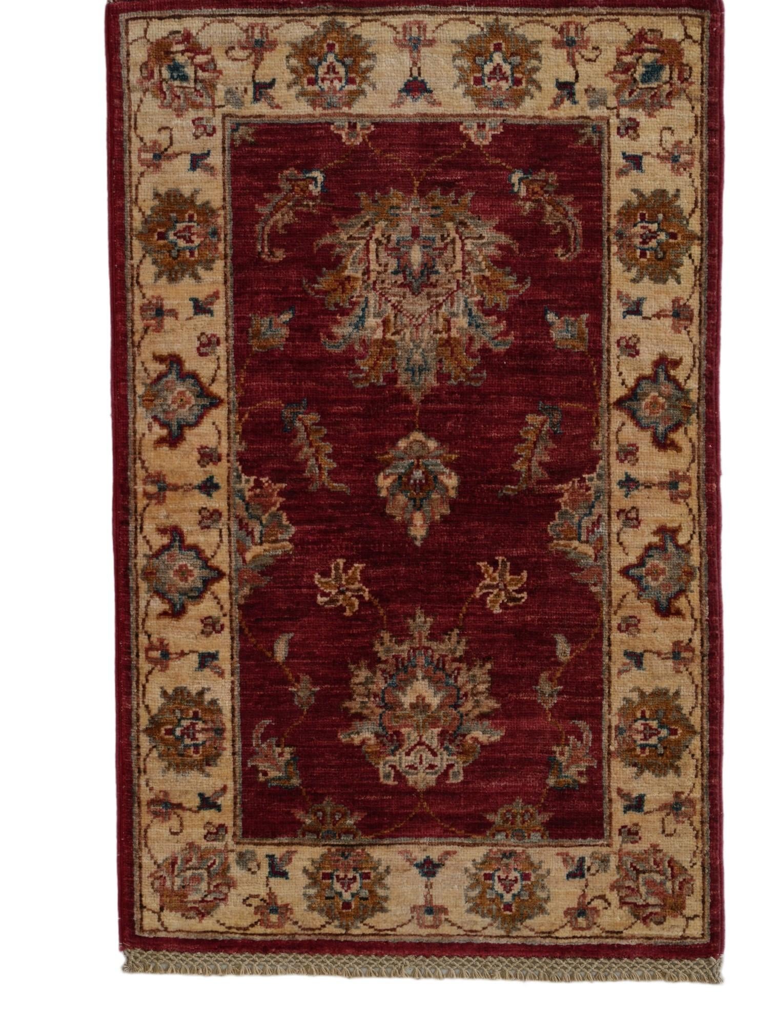 2' x 3' 2 Hand Knotted Ziegler Rug