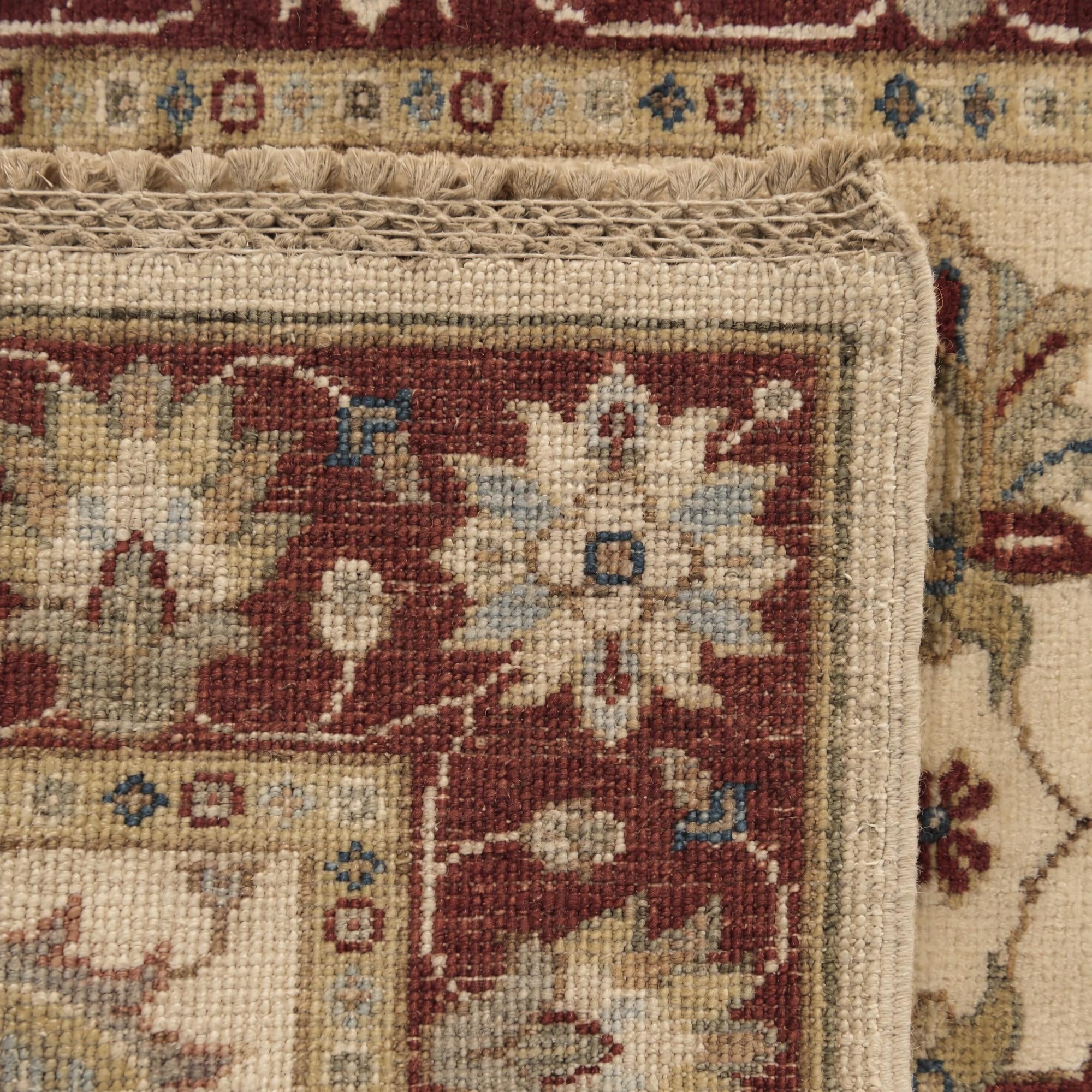 60cm x 90cm Hand Knotted Ziegler Rug