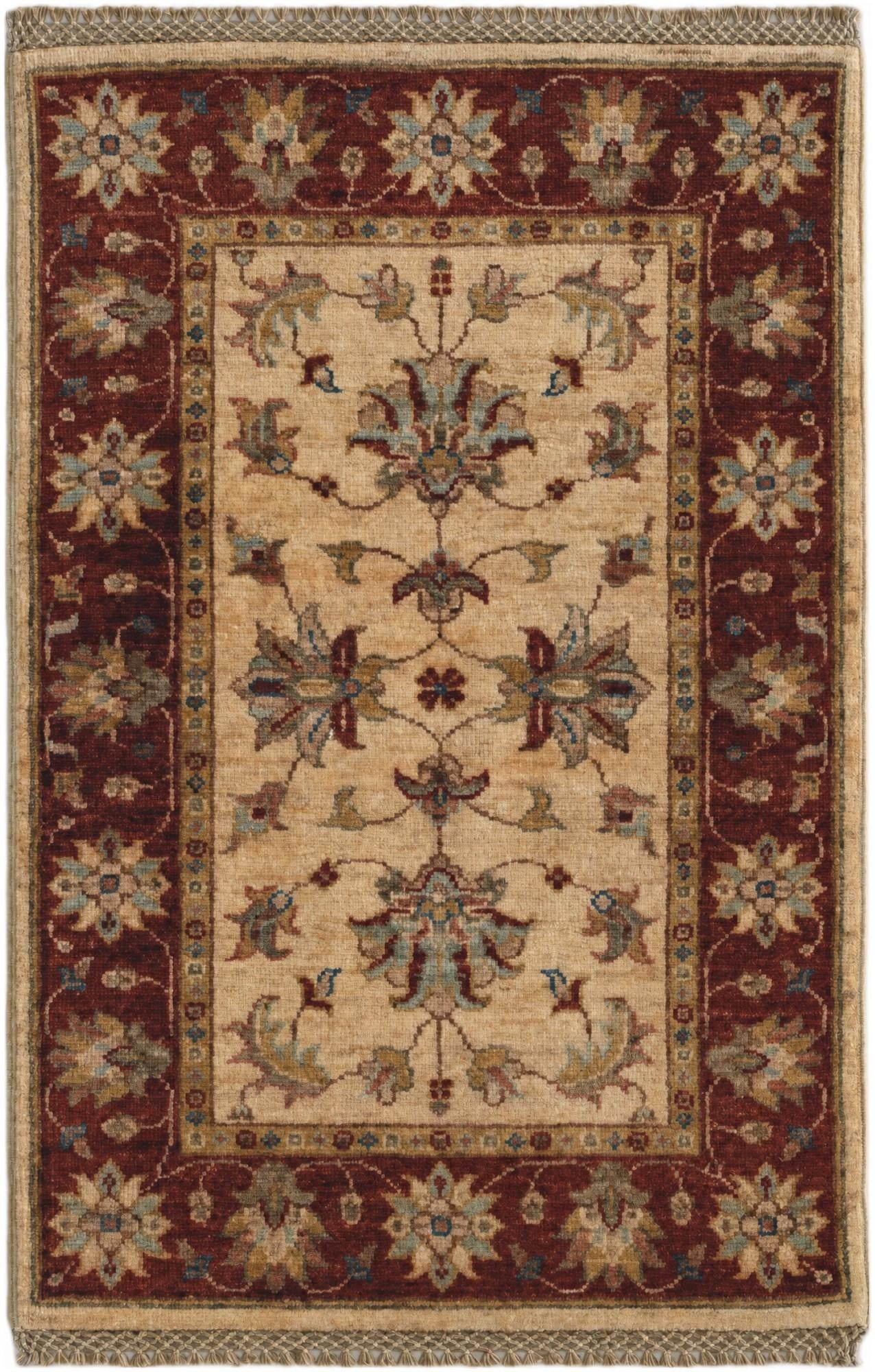 2' x 3' Hand Knotted Ziegler Rug